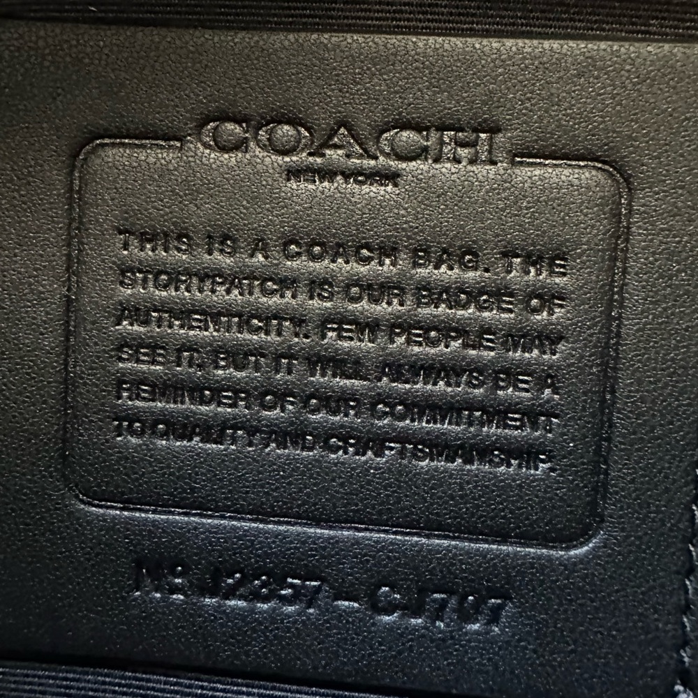 Coach Warren Mini Belt Bag in Signature Canvas for Men - Picture 10 of 13
